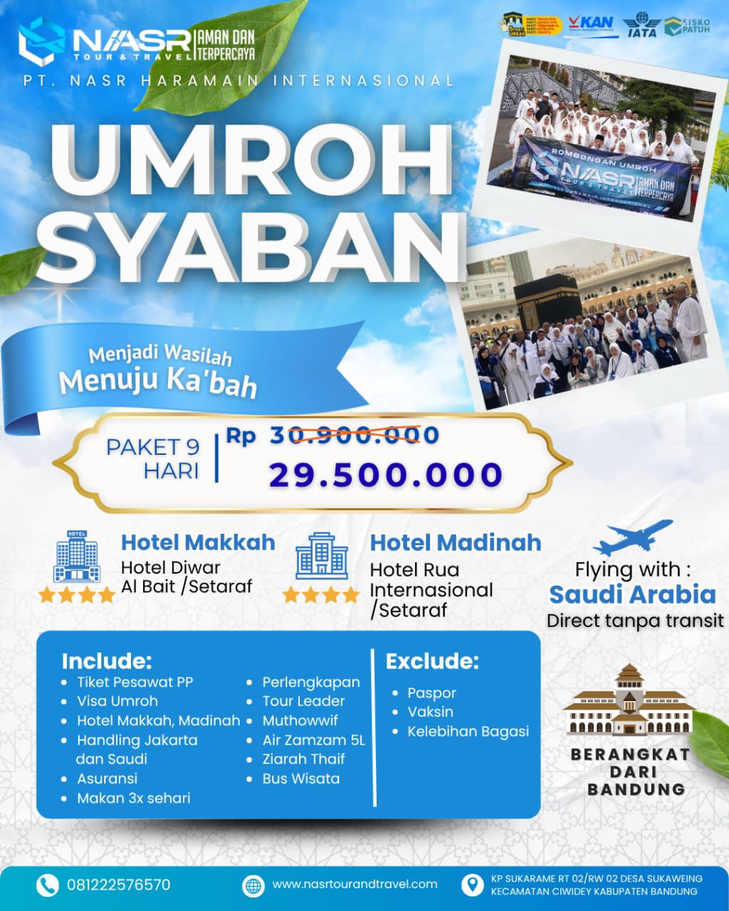 UMROH HEMAT SYA'BAN